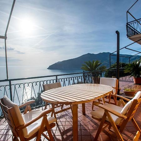 080 - La Villa Storica Il Vigneto 45B, Terrazza Sul Mare - Parcheggio Privato Gratis Moneglia Exteriör bild