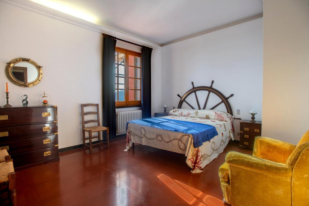 080 - La Villa Storica Il Vigneto 45B, Terrazza Sul Mare - Parcheggio Privato Gratis Moneglia Exteriör bild