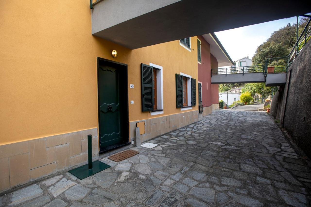 080 - La Villa Storica Il Vigneto 45B, Terrazza Sul Mare - Parcheggio Privato Gratis Moneglia Exteriör bild
