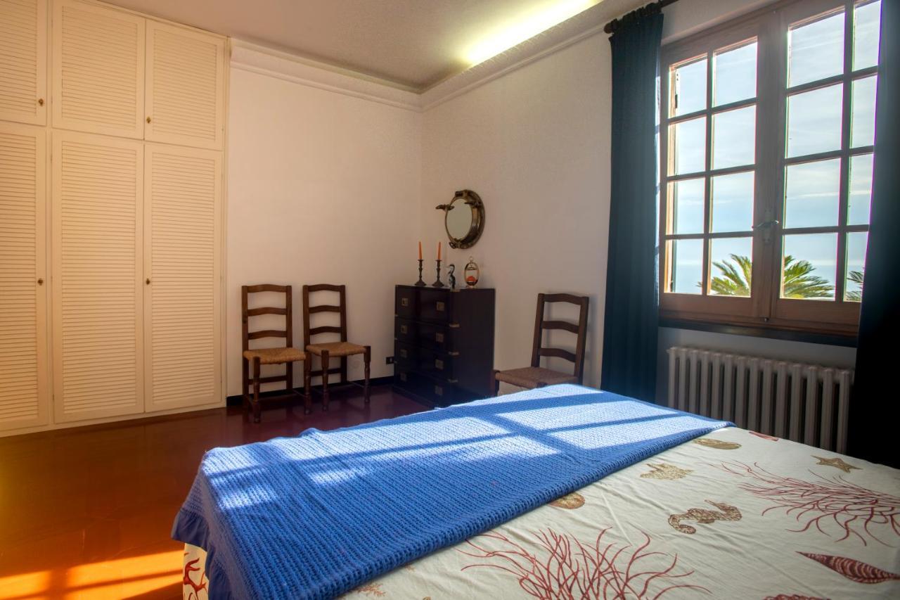 080 - La Villa Storica Il Vigneto 45B, Terrazza Sul Mare - Parcheggio Privato Gratis Moneglia Exteriör bild