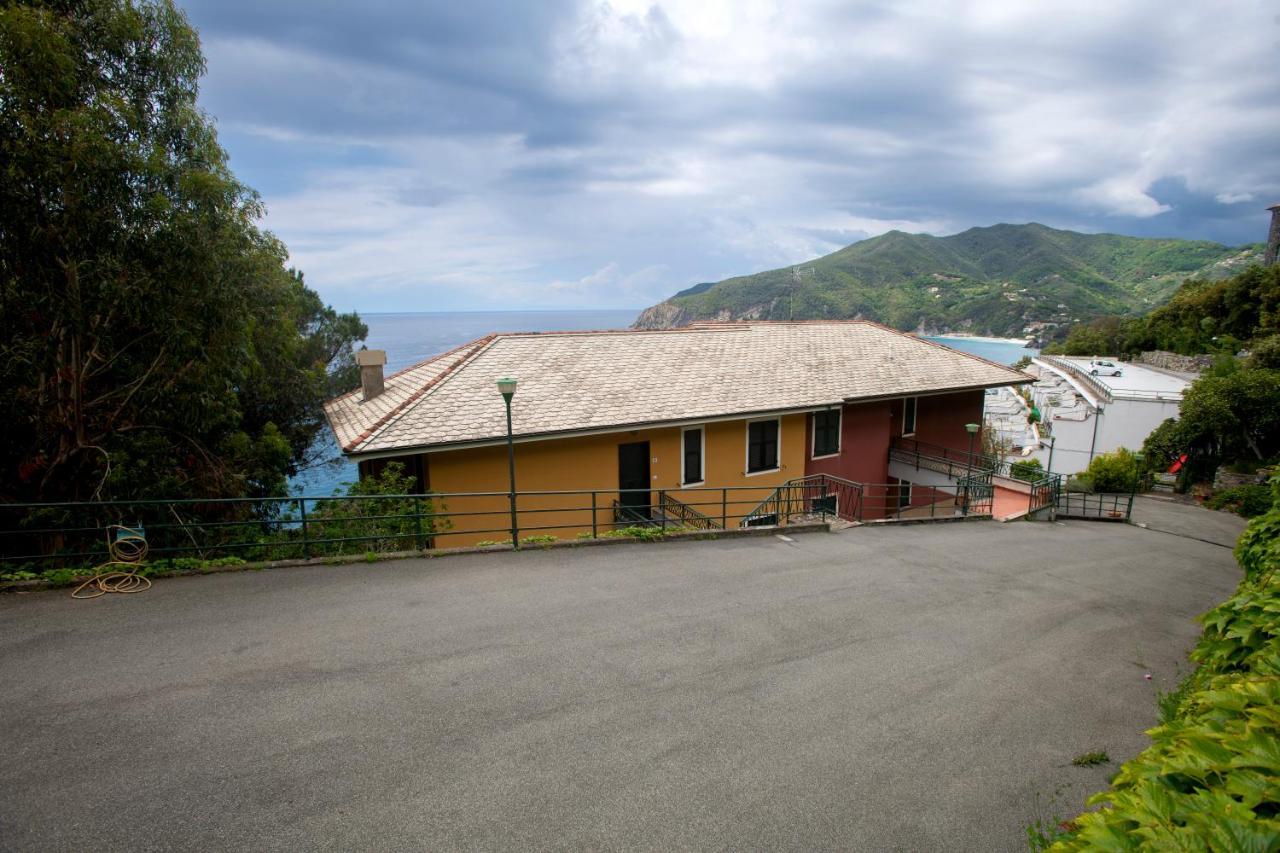 080 - La Villa Storica Il Vigneto 45B, Terrazza Sul Mare - Parcheggio Privato Gratis Moneglia Exteriör bild